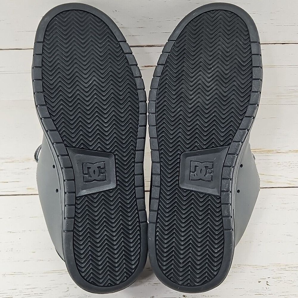 DC Shoes Gaveler Low Top Skate Sneakers Mens Size 8.5 Pewter Gray Black - Picture 9 of 10